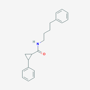 2-phenyl-N-(4-phenylbutyl)cyclopropanecarboxamide