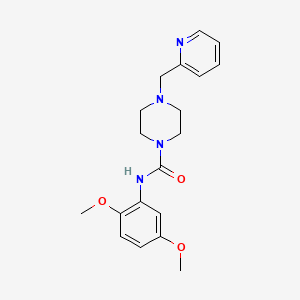 N-(2,5-dimethoxyphenyl)-4-(pyridin-2-ylmethyl)piperazine-1-carboxamide