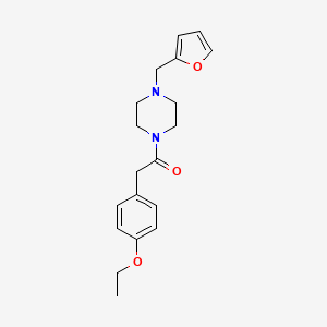 2-(4-Ethoxyphenyl)-1-[4-(furan-2-ylmethyl)piperazin-1-yl]ethanone