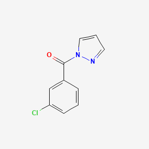 (3-chlorophenyl)(1H-pyrazol-1-yl)methanone