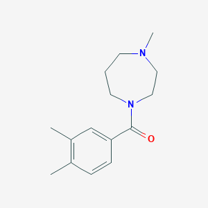 (3,4-Dimethylphenyl)(4-methyl-1,4-diazepan-1-yl)methanone