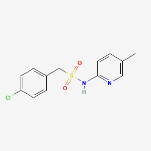 1-(4-chlorophenyl)-N-(5-methylpyridin-2-yl)methanesulfonamide