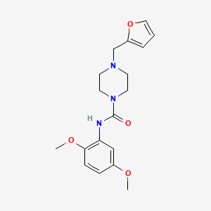 N-(2,5-dimethoxyphenyl)-4-(furan-2-ylmethyl)piperazine-1-carboxamide