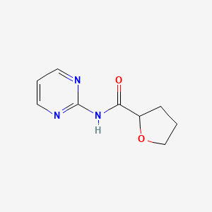 molecular formula C9H11N3O2 B10966831 N-(pyrimidin-2-yl)tetrahydrofuran-2-carboxamide 