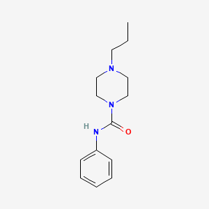 molecular formula C14H21N3O B10966853 N-phenyl-4-propylpiperazine-1-carboxamide 