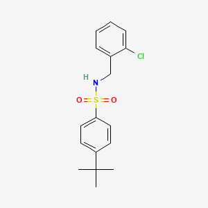 4-tert-butyl-N-(2-chlorobenzyl)benzenesulfonamide