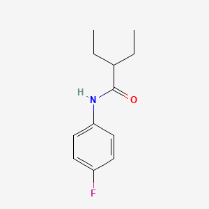 2-ethyl-N-(4-fluorophenyl)butanamide