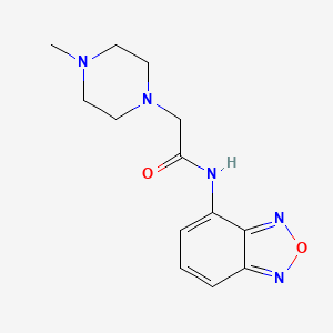 N-(2,1,3-benzoxadiazol-4-yl)-2-(4-methylpiperazin-1-yl)acetamide