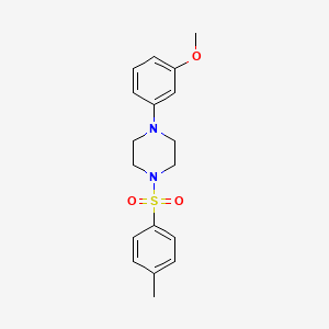 1-(3-Methoxyphenyl)-4-[(4-methylphenyl)sulfonyl]piperazine