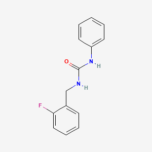 molecular formula C14H13FN2O B10966969 1-(2-Fluorobenzyl)-3-phenylurea 