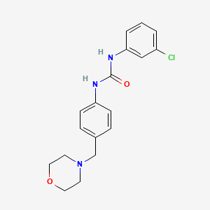 1-(3-Chlorophenyl)-3-[4-(morpholin-4-ylmethyl)phenyl]urea