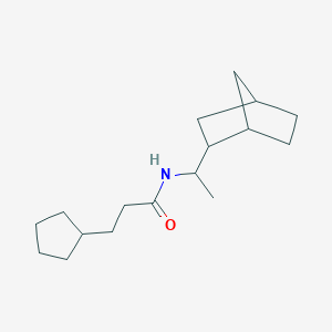 N-[1-(bicyclo[2.2.1]hept-2-yl)ethyl]-3-cyclopentylpropanamide