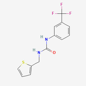 molecular formula C13H11F3N2OS B10967066 1-(Thiophen-2-ylmethyl)-3-[3-(trifluoromethyl)phenyl]urea 