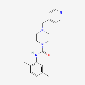 N-(2,5-dimethylphenyl)-4-(pyridin-4-ylmethyl)piperazine-1-carboxamide