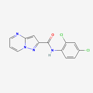 N-(2,4-dichlorophenyl)pyrazolo[1,5-a]pyrimidine-2-carboxamide