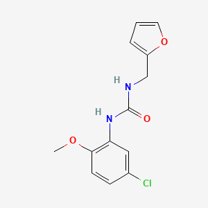 N-(5-chloro-2-methoxyphenyl)-N'-(2-furylmethyl)urea