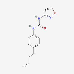 molecular formula C14H17N3O2 B10967295 1-(4-Butylphenyl)-3-(1,2-oxazol-3-yl)urea 