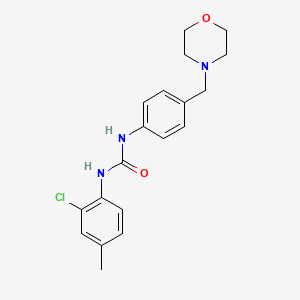 1-(2-Chloro-4-methylphenyl)-3-[4-(morpholin-4-ylmethyl)phenyl]urea