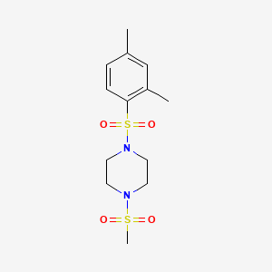 1-[(2,4-Dimethylphenyl)sulfonyl]-4-(methylsulfonyl)piperazine