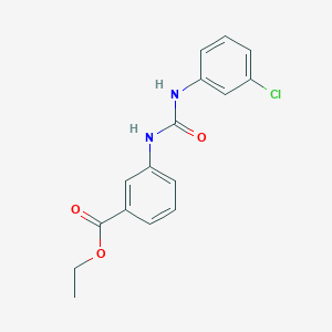 Ethyl 3-{[(3-chlorophenyl)carbamoyl]amino}benzoate