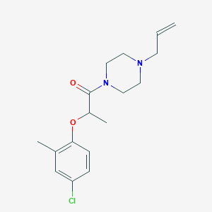 2-(4-Chloro-2-methylphenoxy)-1-[4-(prop-2-en-1-yl)piperazin-1-yl]propan-1-one