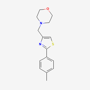 4-{[2-(4-Methylphenyl)-1,3-thiazol-4-yl]methyl}morpholine