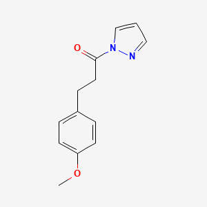 3-(4-methoxyphenyl)-1-(1H-pyrazol-1-yl)propan-1-one