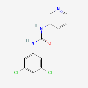 molecular formula C12H9Cl2N3O B10967426 1-(3,5-Dichlorophenyl)-3-pyridin-3-ylurea 