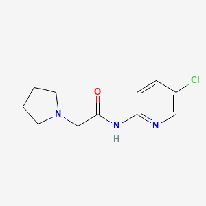 N-(5-chloropyridin-2-yl)-2-(pyrrolidin-1-yl)acetamide