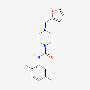 N-(2,5-dimethylphenyl)-4-(furan-2-ylmethyl)piperazine-1-carboxamide