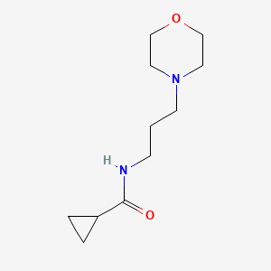 molecular formula C11H20N2O2 B10967490 N-[3-(morpholin-4-yl)propyl]cyclopropanecarboxamide 