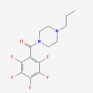 (Pentafluorophenyl)(4-propylpiperazin-1-yl)methanone