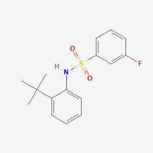 N-(2-tert-butylphenyl)-3-fluorobenzenesulfonamide