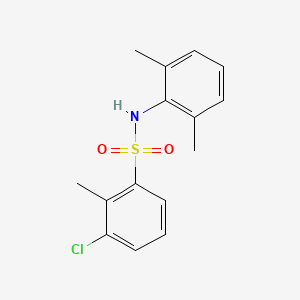 3-chloro-N-(2,6-dimethylphenyl)-2-methylbenzenesulfonamide