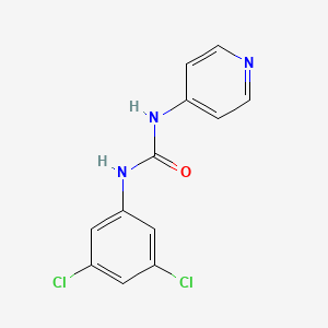 molecular formula C12H9Cl2N3O B10967561 1-(3,5-Dichlorophenyl)-3-pyridin-4-ylurea 