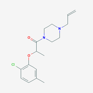 2-(2-Chloro-5-methylphenoxy)-1-[4-(prop-2-en-1-yl)piperazin-1-yl]propan-1-one