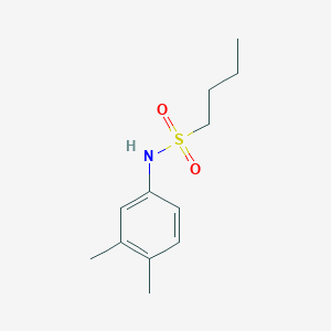 N-(3,4-dimethylphenyl)butane-1-sulfonamide