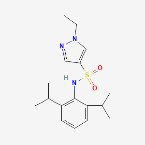 N-[2,6-di(propan-2-yl)phenyl]-1-ethyl-1H-pyrazole-4-sulfonamide