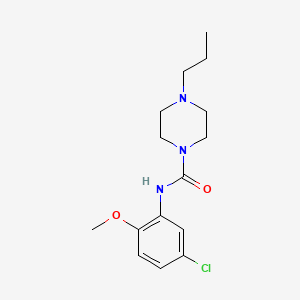 N-(5-chloro-2-methoxyphenyl)-4-propylpiperazine-1-carboxamide