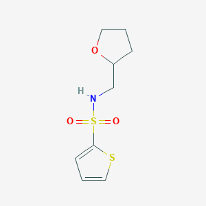 N-(oxolan-2-ylmethyl)thiophene-2-sulfonamide