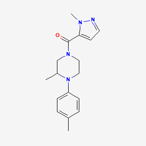 [3-methyl-4-(4-methylphenyl)piperazin-1-yl](1-methyl-1H-pyrazol-5-yl)methanone