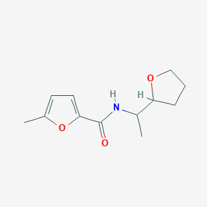 5-methyl-N-[1-(oxolan-2-yl)ethyl]furan-2-carboxamide