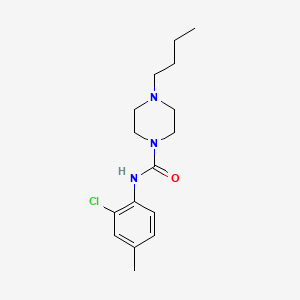 4-butyl-N-(2-chloro-4-methylphenyl)piperazine-1-carboxamide