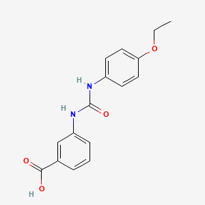 3-{[(4-Ethoxyphenyl)carbamoyl]amino}benzoic acid