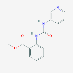 2-(3-Pyridin-3-yl-ureido)-benzoic acid methyl ester