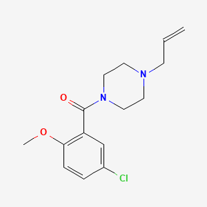 (5-Chloro-2-methoxyphenyl)[4-(prop-2-en-1-yl)piperazin-1-yl]methanone