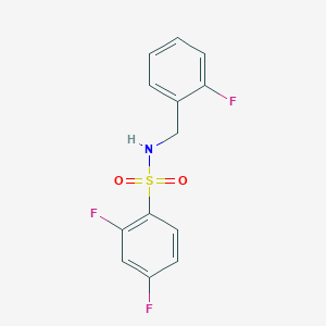 2,4-difluoro-N-(2-fluorobenzyl)benzenesulfonamide