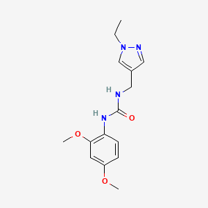 1-(2,4-dimethoxyphenyl)-3-[(1-ethyl-1H-pyrazol-4-yl)methyl]urea