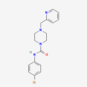 N-(4-bromophenyl)-4-(pyridin-2-ylmethyl)piperazine-1-carboxamide