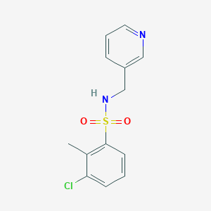 3-chloro-2-methyl-N-(pyridin-3-ylmethyl)benzenesulfonamide